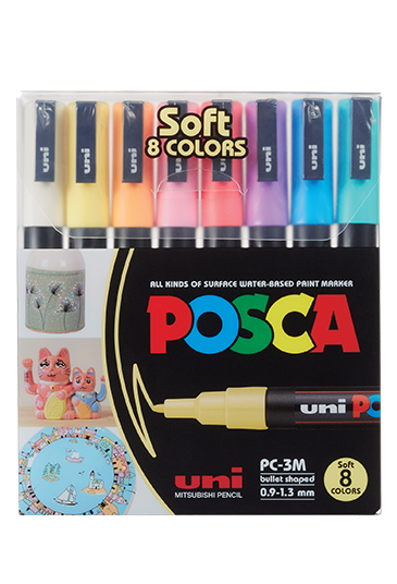 POSCA Soft 8 Colors
